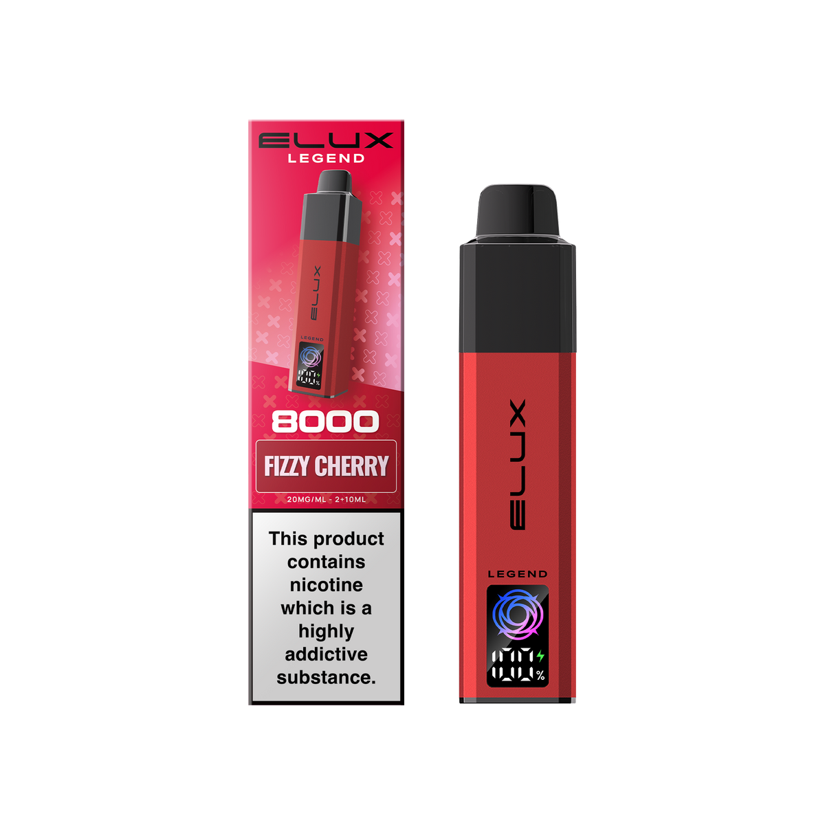 Buy Elux Legend 8000 Pod Vape Kit Box of 5 Fizzy Cherry