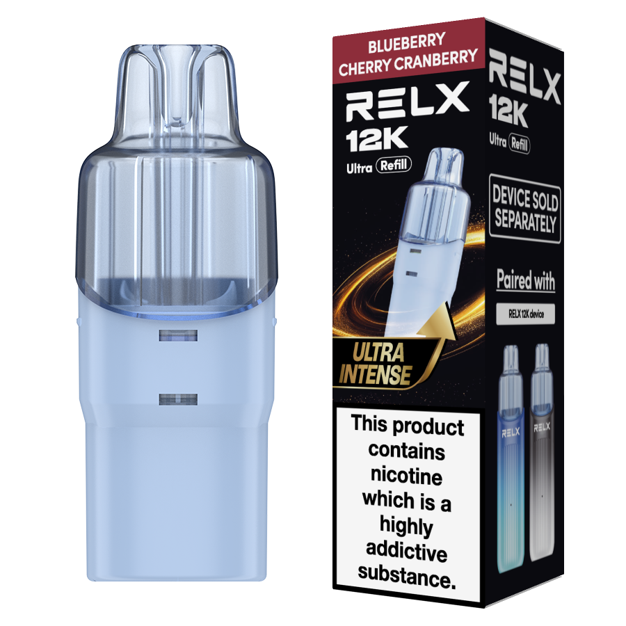 Relx 12k Ultra Refill Pods Pack of 5