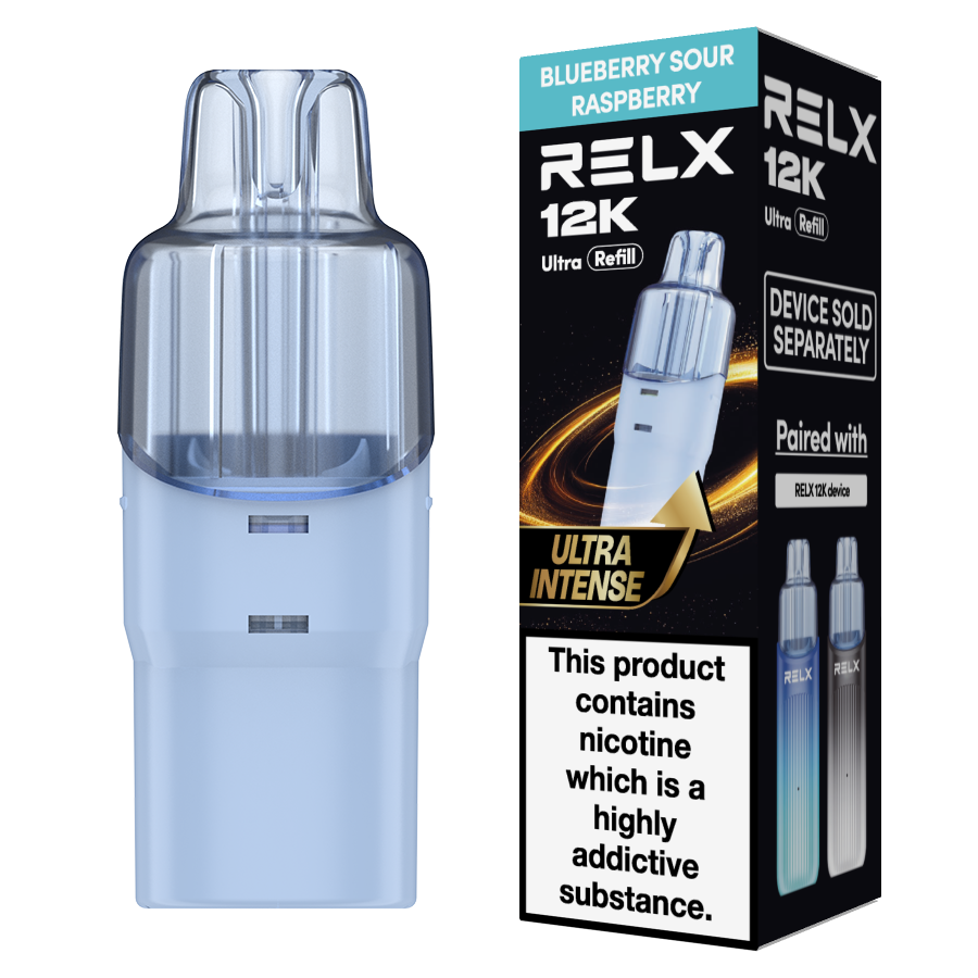 Relx 12k Ultra Refill Pods Pack of 5