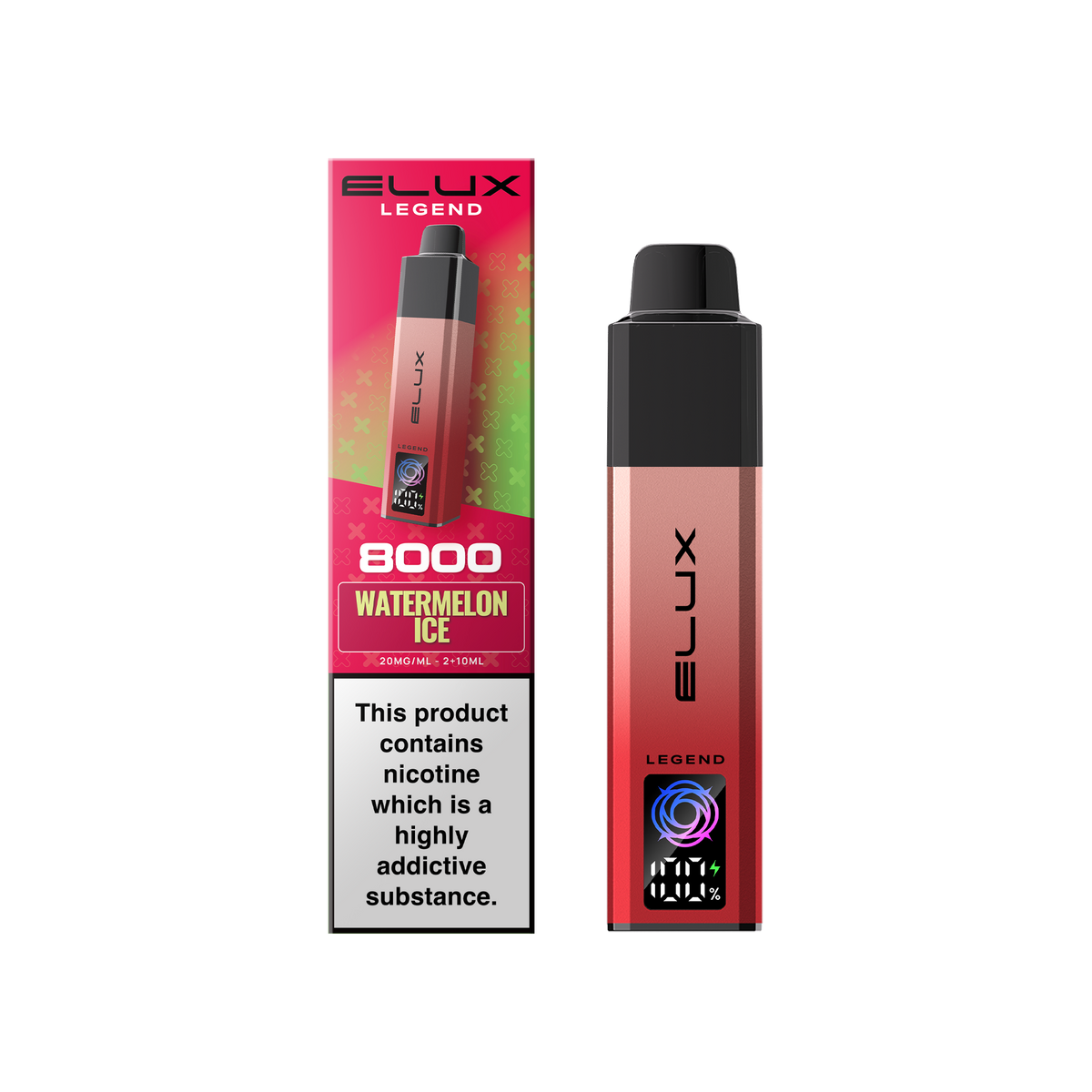 Buy Elux Legend 8000 Pod Vape Kit Box of 5 Watermelon Ice
