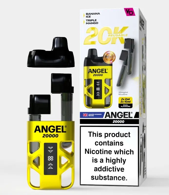 Buy Angel 20000 Prefilled Pod Vape Kit Box of 5 - Yellow Edition