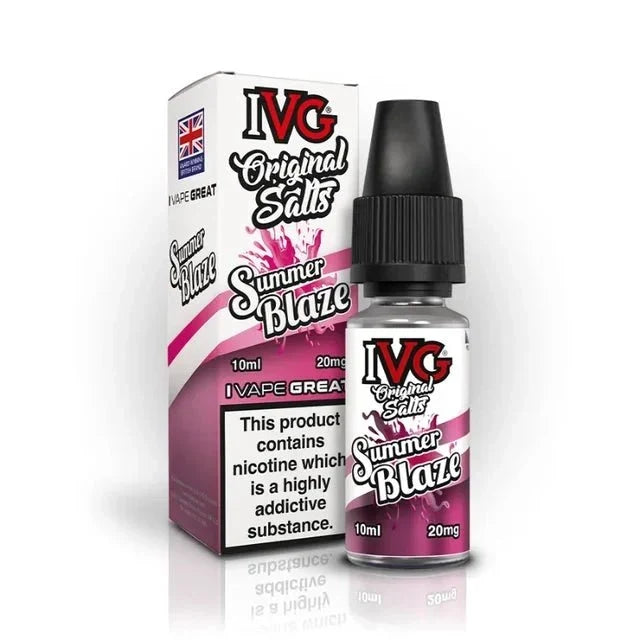 bulk wholesale IVG Original Nic Salts E-liquids 10ml Box of 10 - Summer Blaze