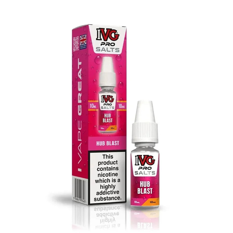 bulk wholesale IVG Pro Nic Salt 10ml E-liquids Box of 10 - Hub Blast