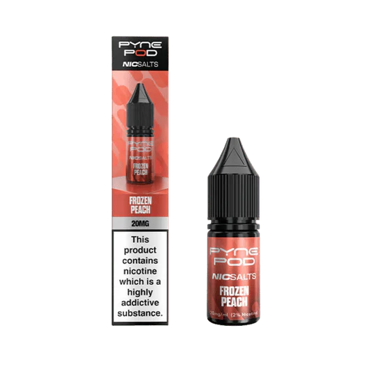 bulk wholesale Pyne Pod Nic Salts 10ml E-liquid Box of 10 - Frozen Peach