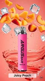 Buy Argus Bar Neon 2000 Prefilled Pod Kit Pack of 5 - Juicy Peach