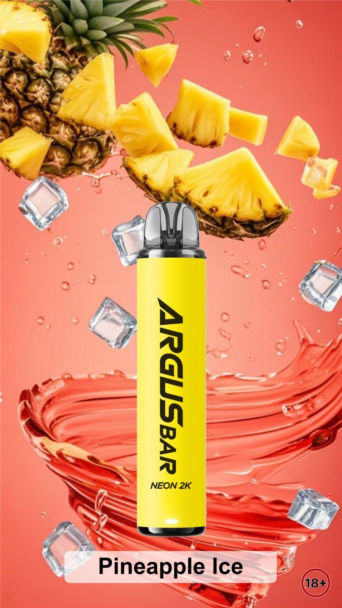 Buy Argus Bar Neon 2000 Prefilled Pod Kit Pack of 5 - Pineapple Ice