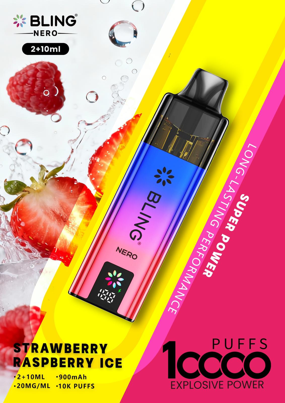 Buy Crystal Bling Nero 10k Vape Kit Box of 5 - Watermelon Ice