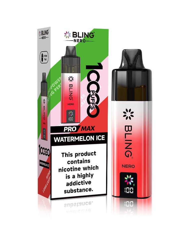 Buy Crystal Bling Nero 10k Vape Kit Box of 5 - Watermelon Ice