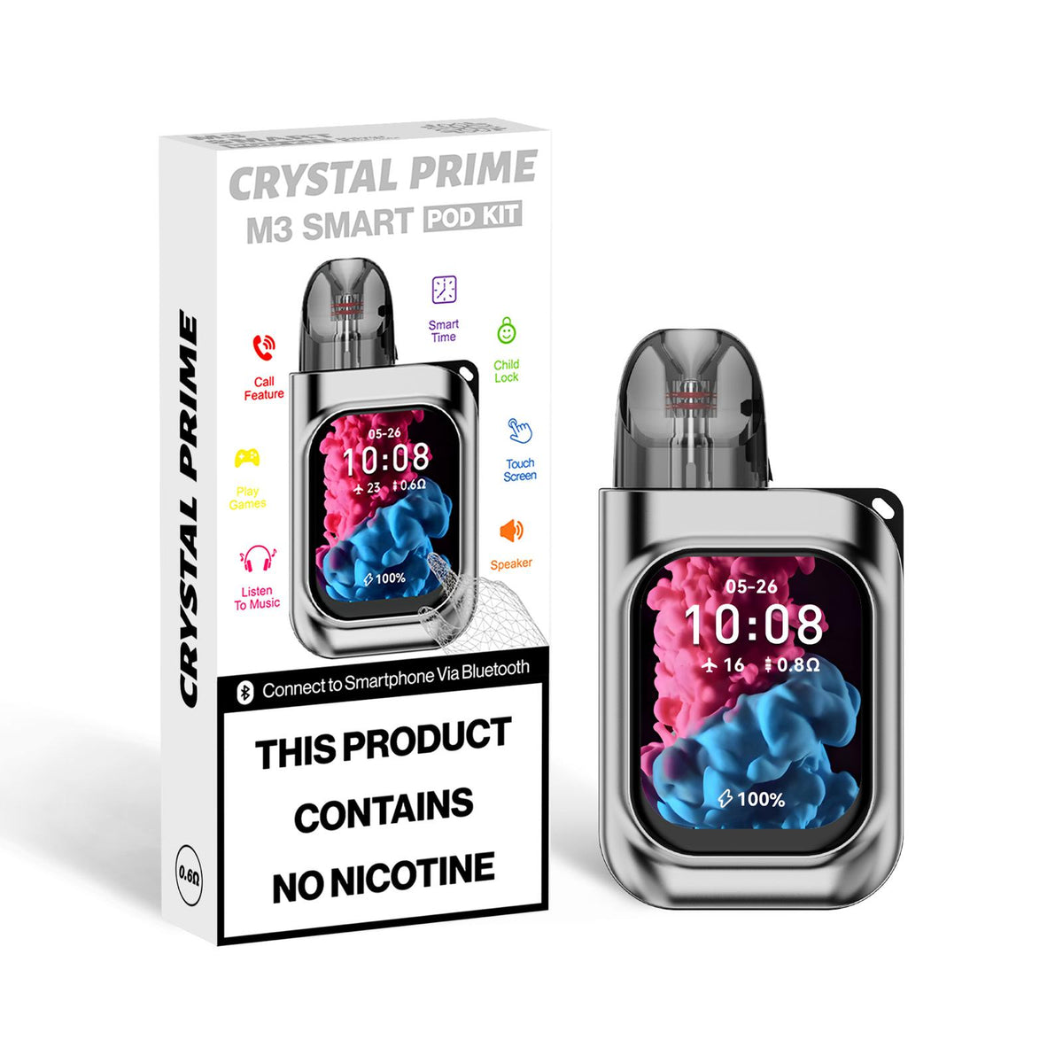 Buy Crystal Prime M3 Smart Pod Kit Box of 5 - Charcoal