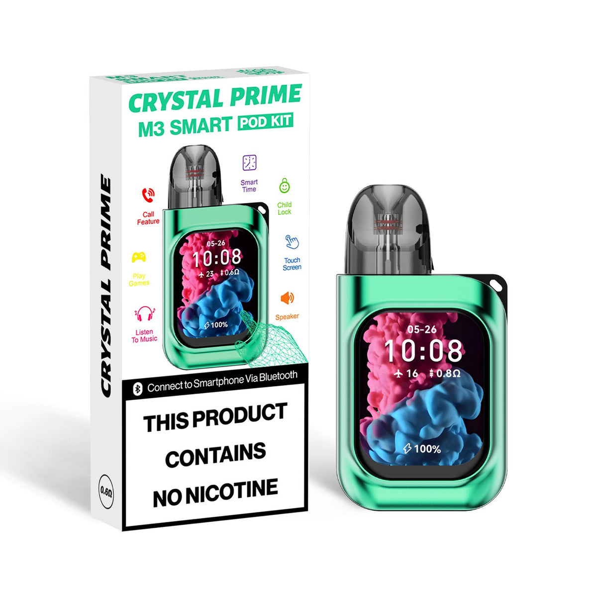 Buy Crystal Prime M3 Smart Pod Kit Box of 5 - Green