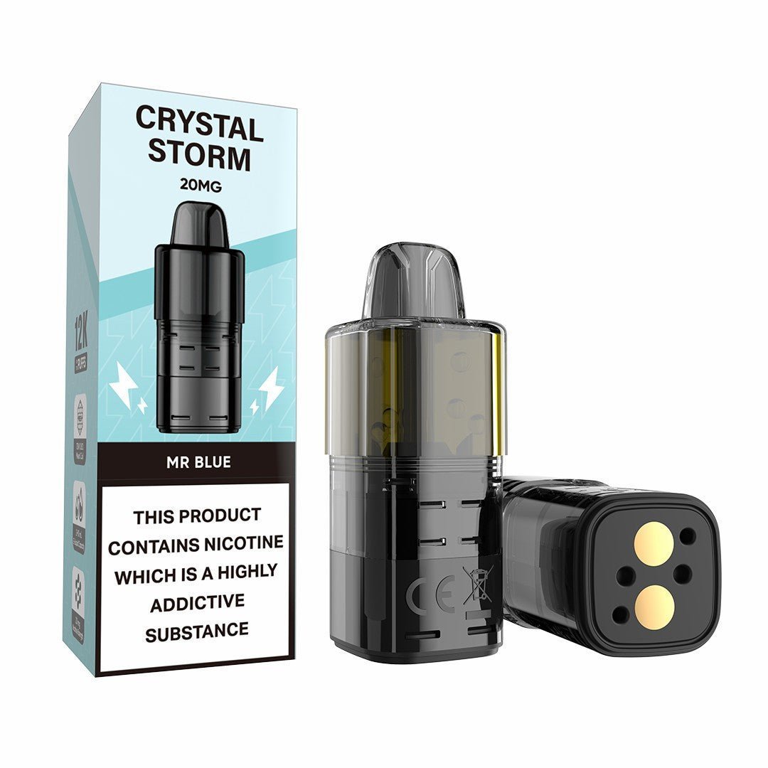 Buy Crystal Storm Bar 12k Replacement Pods - Mr Blue