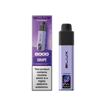 Buy Elux Legend 8000 Pod Vape Kit Box of 5 - Grape