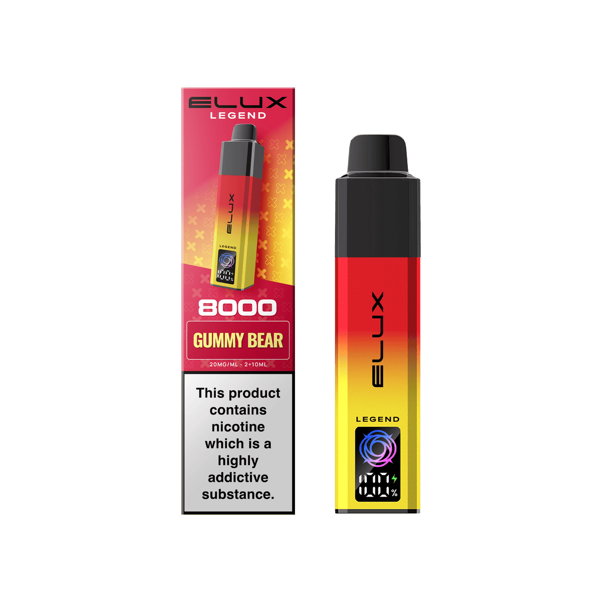 Buy Elux Legend 8000 Pod Vape Kit Box of 5 - Gummy Bear