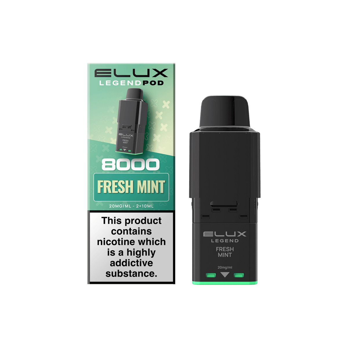 Buy Elux Legend 8000 Refill Pods Box of 5 - Fresh Mint