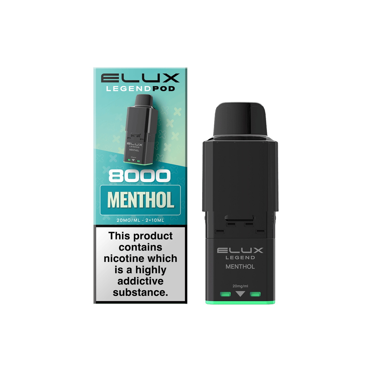 Buy Elux Legend 8000 Refill Pods Box of 5 - Menthol