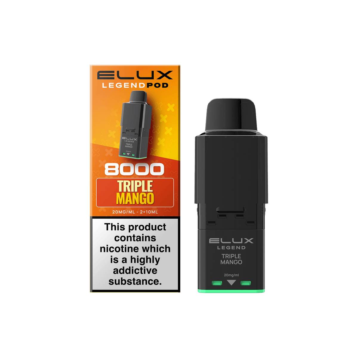 Buy Elux Legend 8000 Refill Pods Box of 5 - Triple Mango