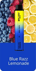 Buy Enjoy Ultra 4000 Vape Kit Box of 10 - Blue Razz Lemonade