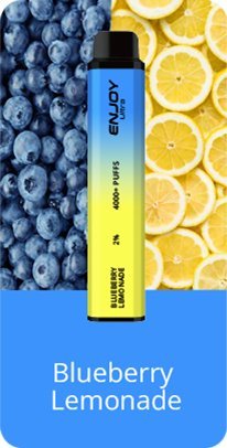 Buy Enjoy Ultra 4000 Vape Kit Box of 10 - Blueberry Lemonade