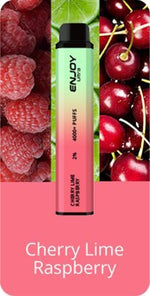 Buy Enjoy Ultra 4000 Vape Kit Box of 10 - Cherry Lime Raspberry