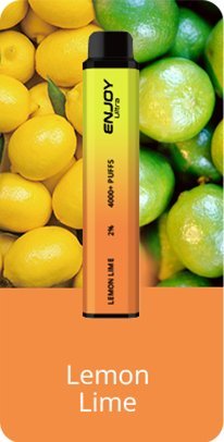 Buy Enjoy Ultra 4000 Vape Kit Box of 10 - Lemon Lime