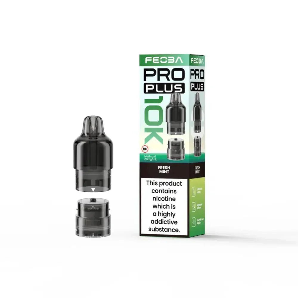 Buy Feoba Pro Plus 10k Replacement Pods Pack of 5 - Fresh Mint