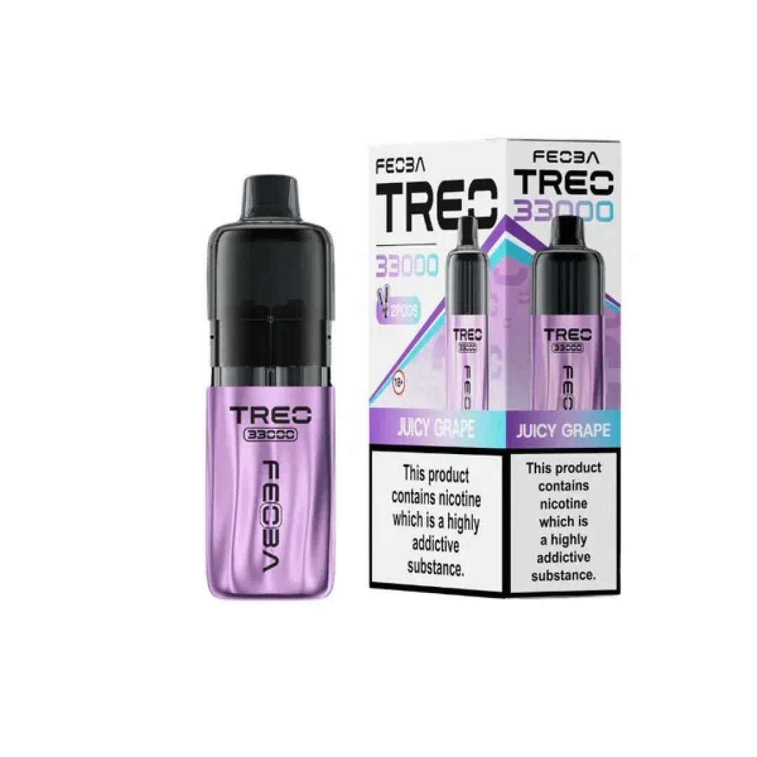 Buy Feoba Treo 33k Prefilled Pod Vape Kit Box of 5 - Juicy Grape