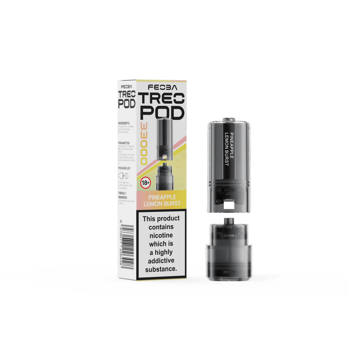 Buy Feoba Treo 33k Replacement Pods Box of 5 - Pineaaple Lime Burst