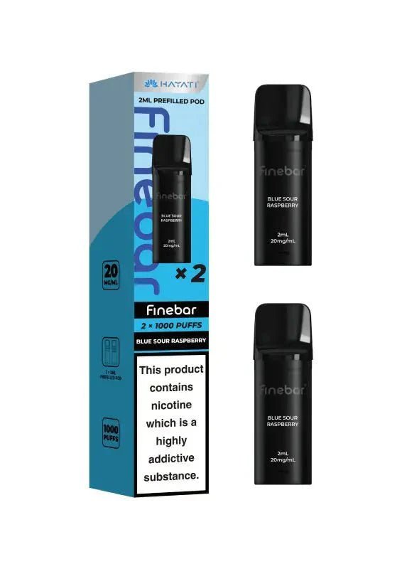 Buy Hayati Finebar 1000 Replacement Pods - Blueberry Sour Raspberry