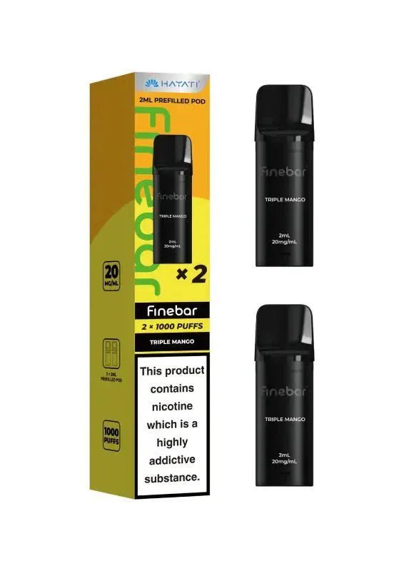 Buy Hayati Finebar 1000 Replacement Pods - Triple Mango