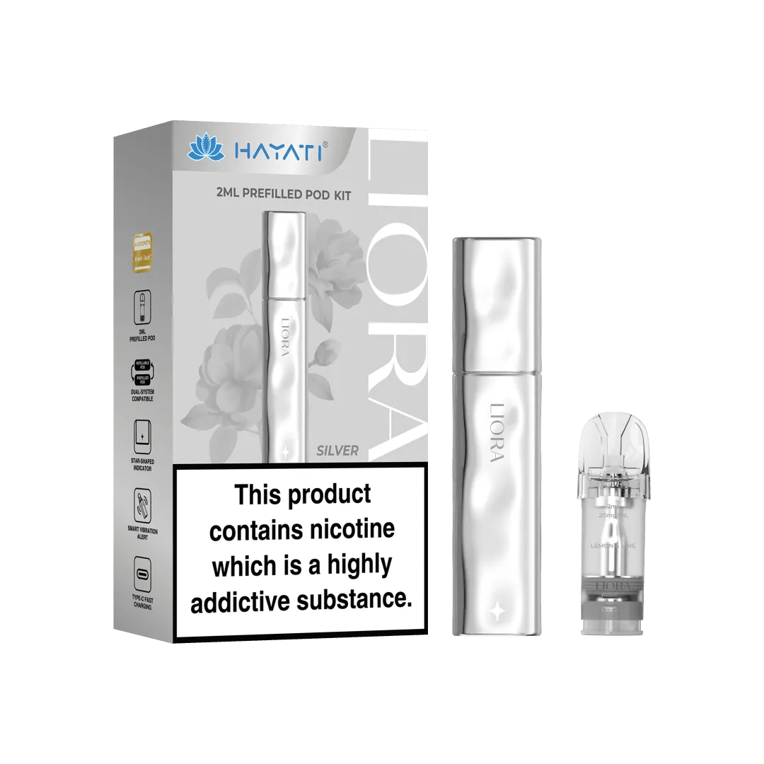 Buy Hayati Liora Pod Vape Kit - Silver