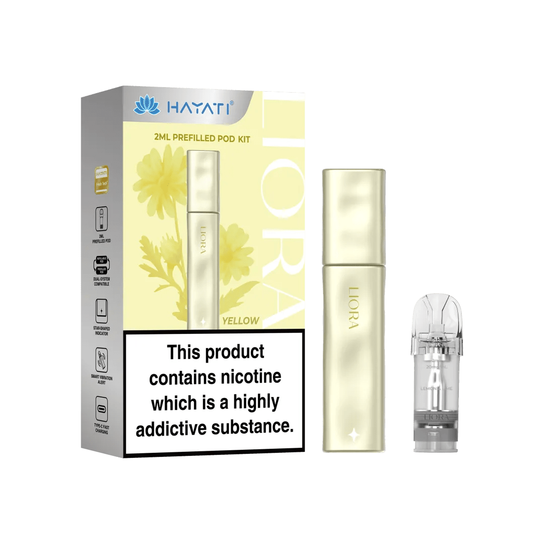 Buy Hayati Liora Pod Vape Kit - Yellow