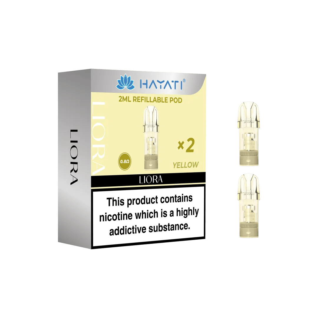 Buy Hayati Liora Refillable Empty Pods - Light Yellow