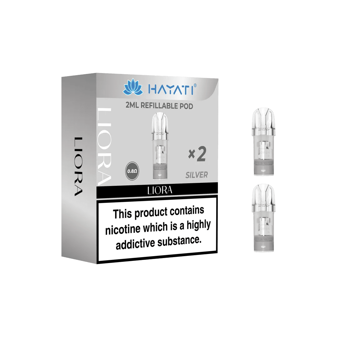 Buy Hayati Liora Refillable Empty Pods - Silver