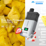 Buy Hayati Mini Ultra 1500 Disposable Vape Box of 5 - Blue Razz Pineapple / Strawberry Ice