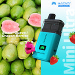Buy Hayati Mini Ultra 1500 Disposable Vape Box of 5 - Straw' Guava / Dragon Berries