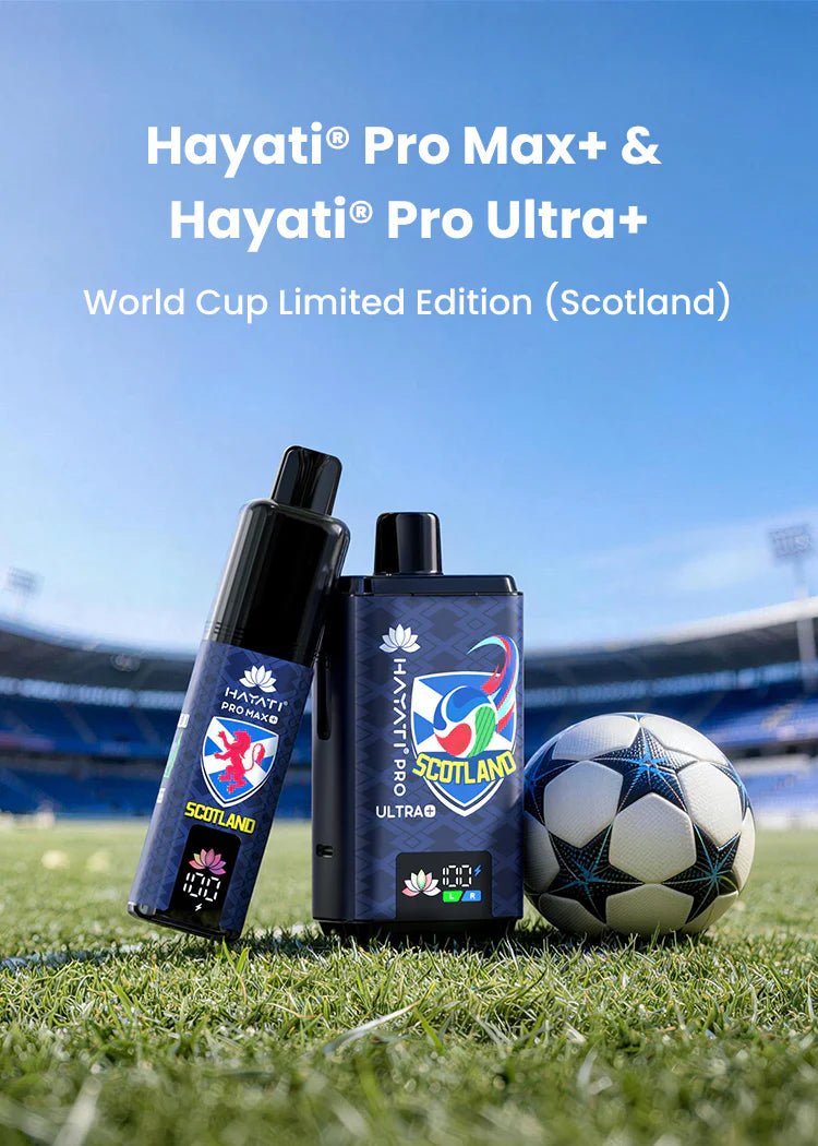 Buy Hayati Pro Max Plus World Cup Edition (SCOTLAND) | 5Packs - Blackcurrant Lemonade