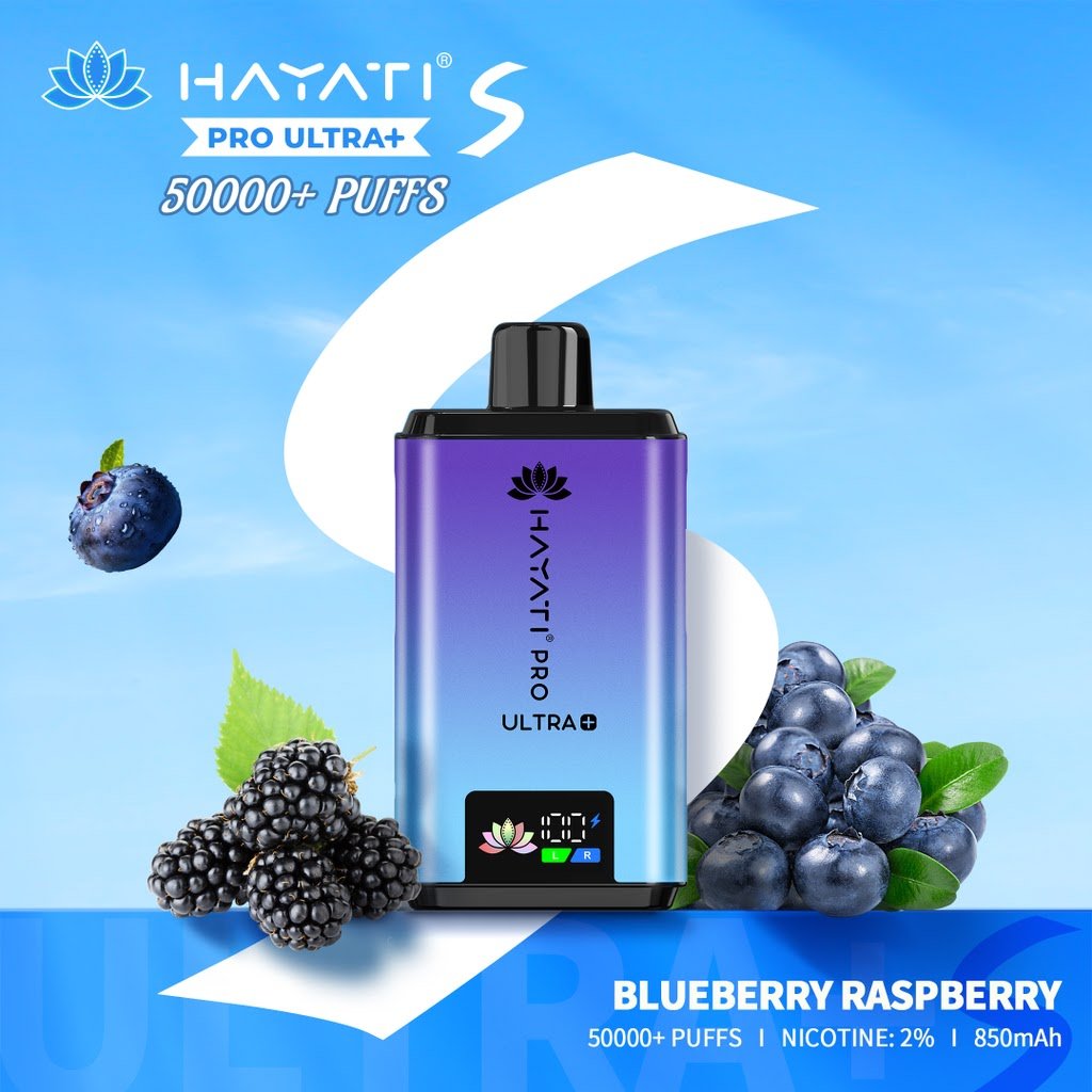 Buy Hayati Pro Ultra Plus S 50K Prefilled Pod Vape Kit hi - Blueberry Raspbery