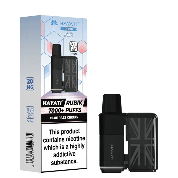 Buy Hayati Rubik 7000 Replacement Pods Pack of 5 - Blue Razz Cherry