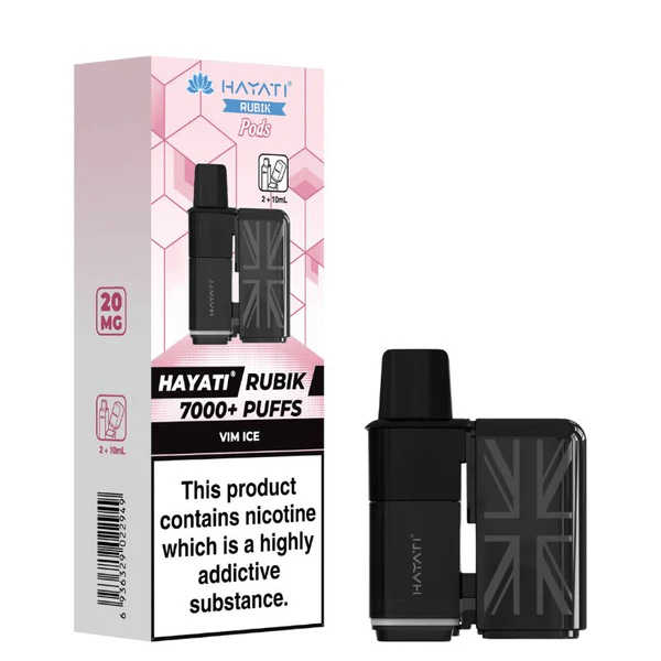 Buy Hayati Rubik 7000 Replacement Pods Pack of 5 - Vim Ice