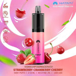 Buy Hayati Twist 5000 Puffs prefilled kit Vape Box of 5 - Strawberry Cranberry Cherry