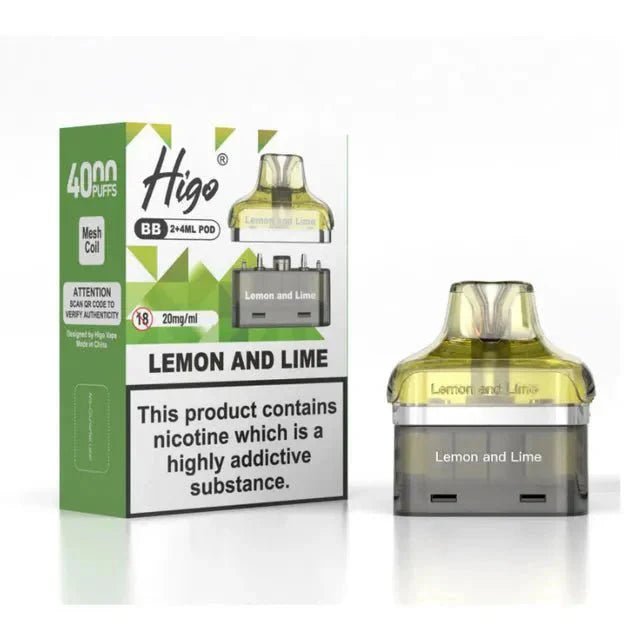 Buy Higo BB 4000 Refill Pods Pack of 5 - Banana Ice