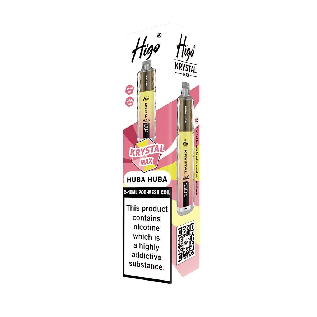 Buy Higo Krystal Max 7500 Prefilled Pod Kit Box of 10 - Huba Buba