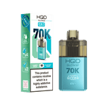 Buy HQD Glow Air 70K Prefilled Vape Box of 5 - Kiwi Passionfruit Guava + Strawberry Kiwi