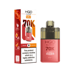 Buy HQD Glow Air 70K Prefilled Vape Box of 5 - Kiwi Passionfruit Guava + Strawberry Kiwi