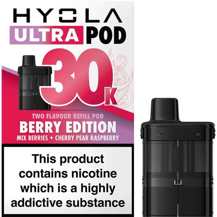 Buy Hyola Ultra 30k Prefilled Pods pack of 5 - Berry Edition