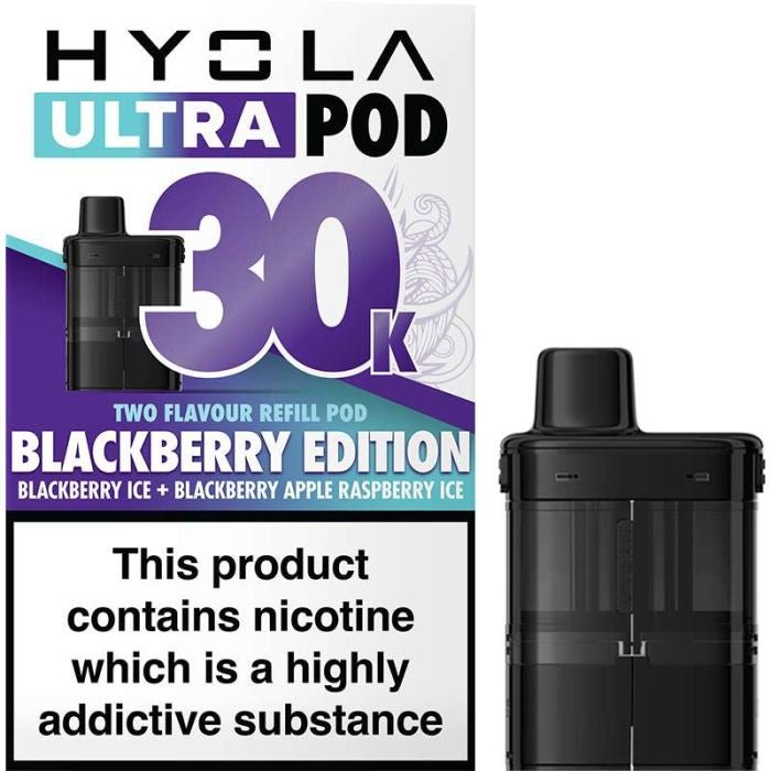 Buy Hyola Ultra 30k Prefilled Pods pack of 5 - Blackberry Edition
