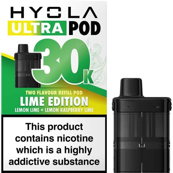 Buy Hyola Ultra 30k Prefilled Pods pack of 5 - Lime Edition