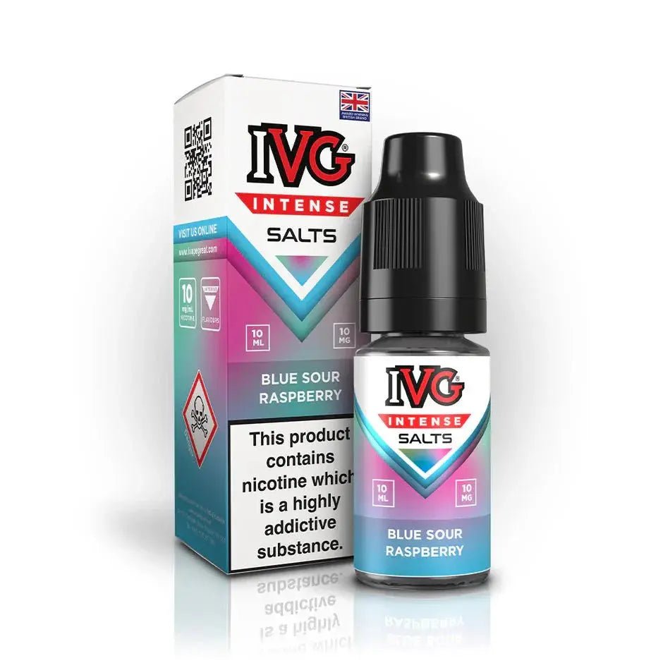 Buy IVG Intense Nic Salts | Box of 10 - Blue Sour Raspberry