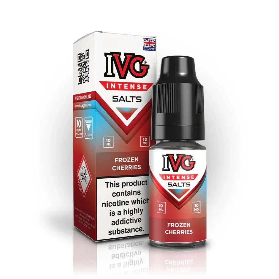 Buy IVG Intense Nic Salts | Box of 10 - Frozen Cherries