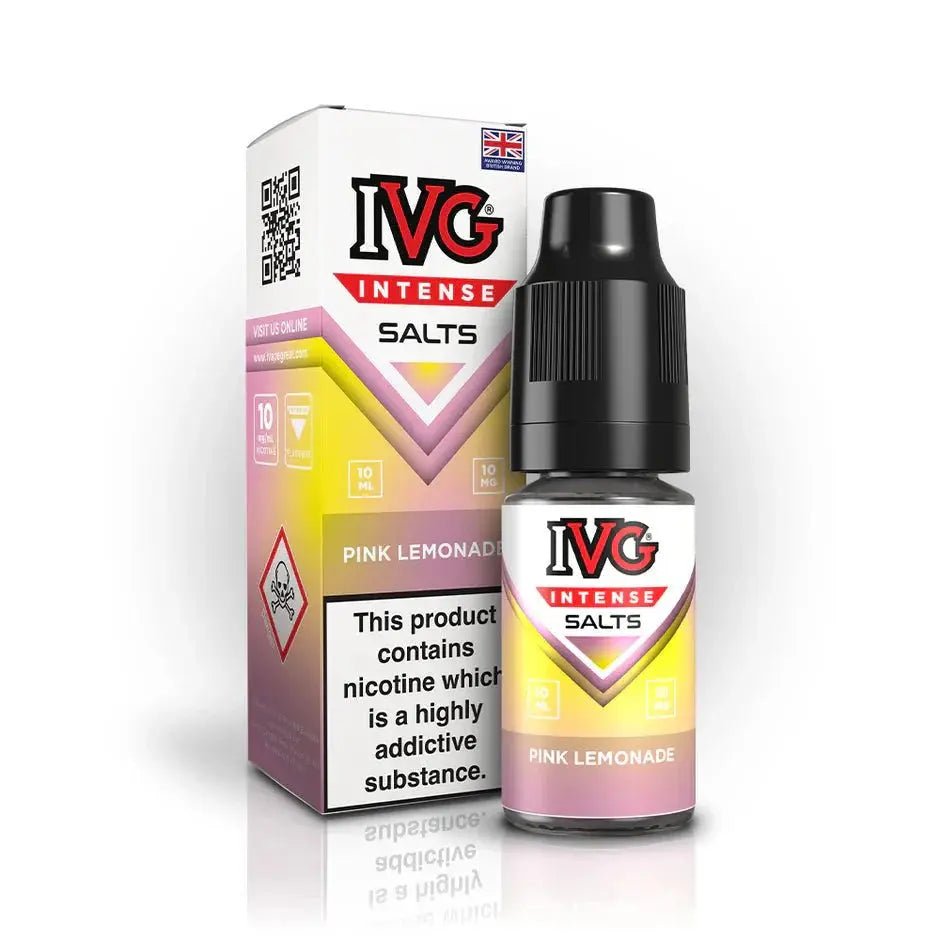 Buy IVG Intense Nic Salts | Box of 10 - Pink Lemonade